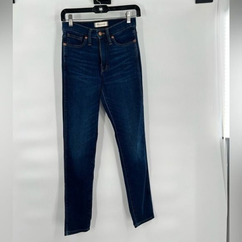 Madewell 10” high rise skinny blue jeans size 24